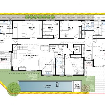 Single Storey Sample Plan